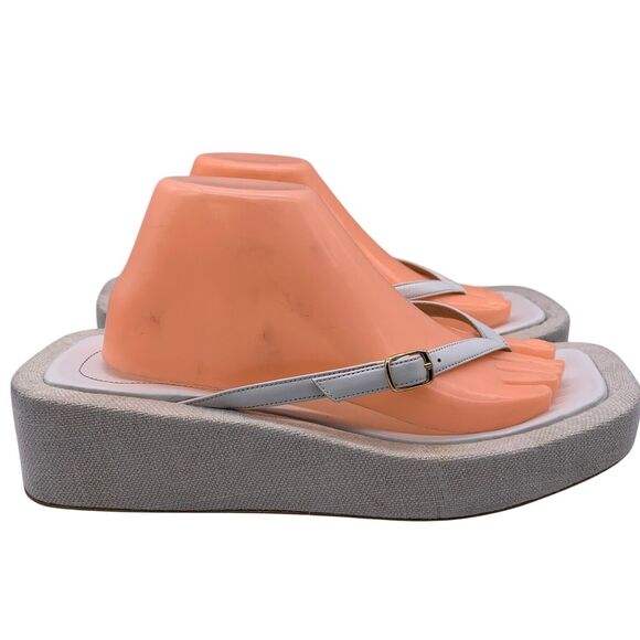 Jacquemus Flip Flop Thong Sandals Platform Heel Women’s Sz 40 US 9. #4 - Picture 1 of 11